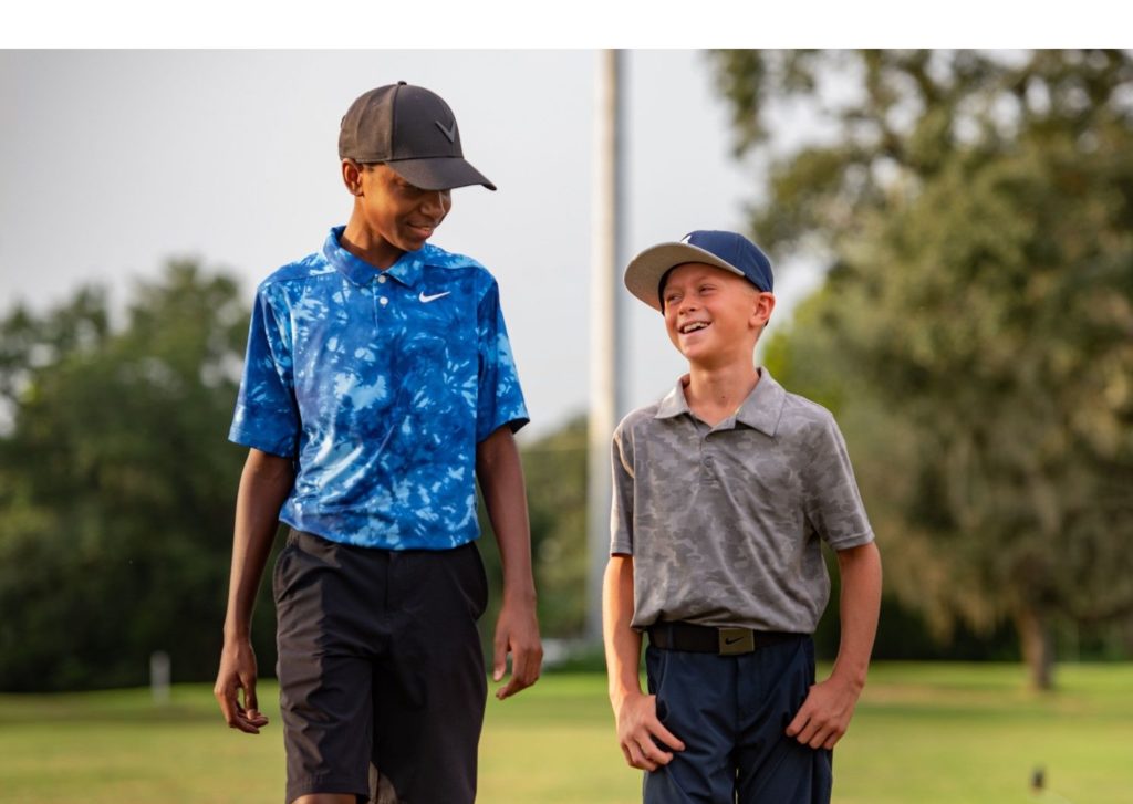 young golfers